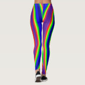 Psychedelische Spiralen Leggings (Rückseite)