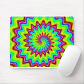 Psychedelische SpiralmousePad Mousepad (Mit Mouse)