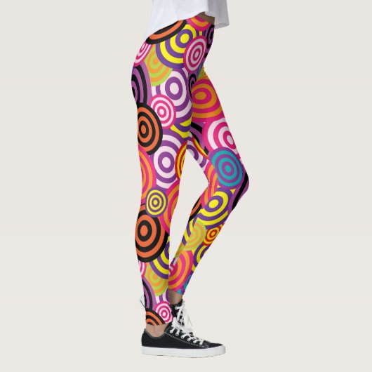 Psychedelische Spirals Trendy Summer Leggings (Rechts)