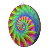 Psychedelische Spiralschritte Dartscheibe (Vorderseite rechts)