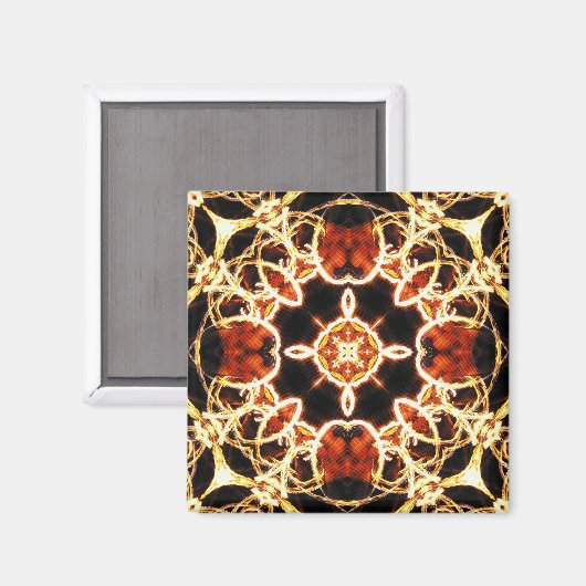 PSYCHEDELISCHE SPIRIEREN MAGNET (Vorderseite/Rückseite)