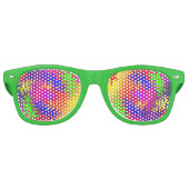 Psychedelische Splodge Erwachsene Party Shades Sonnenbrille (Vorderseite)