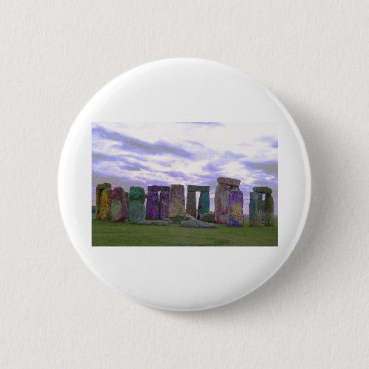 Psychedelische Steine Button (Vorderseite)