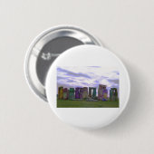 Psychedelische Steine Button (Vorne & Hinten)
