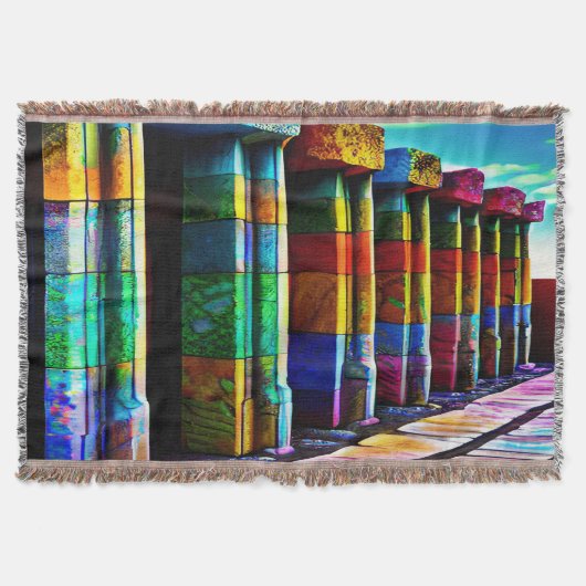 Psychedelische Steine Decke (Vorderseite)