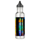 Psychedelische Steine Edelstahlflasche (Links)