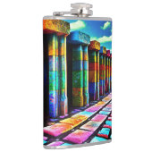 Psychedelische Steine Flachmann (Rechts)