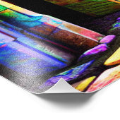 Psychedelische Steine Fotodruck (Ecke)