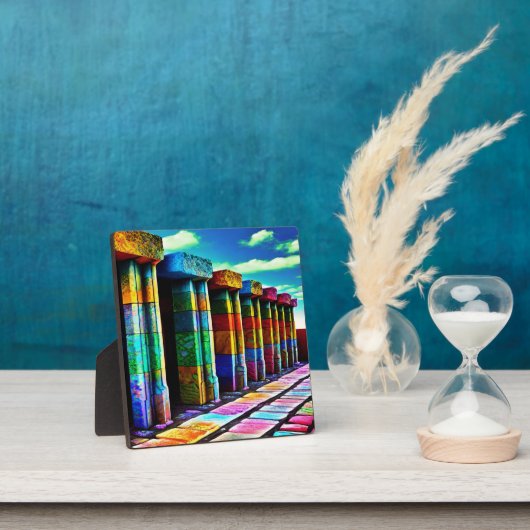 Psychedelische Steine Fotoplatte (InSitu)