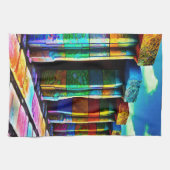 Psychedelische Steine Geschirrtuch (Horizontal)