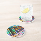 Psychedelische Steine Getränkeuntersetzer (Seite)