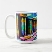 Psychedelische Steine Kaffeetasse (Links)
