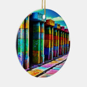 Psychedelische Steine Keramik Ornament (Rechts)