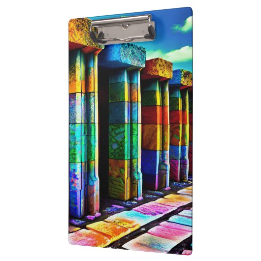 Psychedelische Steine Klemmbrett (Links)