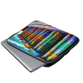 Psychedelische Steine Laptopschutzhülle (Vorne Knopf)