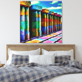Psychedelische Steine Leinwanddruck (Insitu (Schlafzimmer))