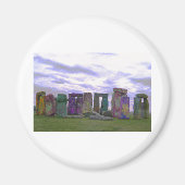 Psychedelische Steine Magnet (Vorne)