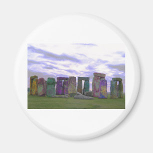 Psychedelische Steine Magnet