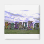 Psychedelische Steine Magnet (Vorne)