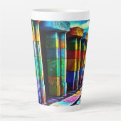 Psychedelische Steine Milchtasse (Vorderseite)