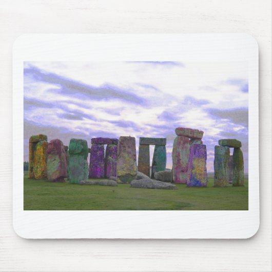 Psychedelische Steine Mousepad (Vorne)