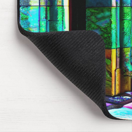 Psychedelische Steine Mousepad (Ecke)