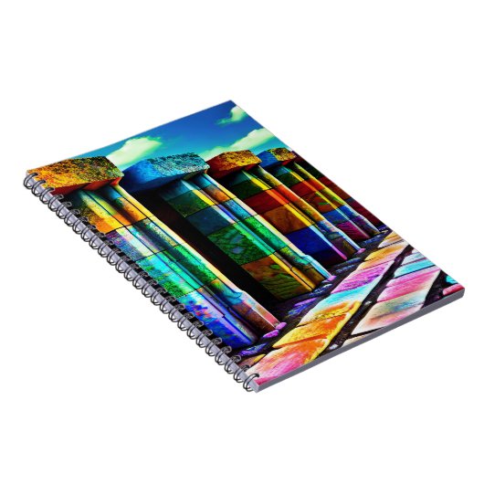 Psychedelische Steine Notizblock (Rechte Seite)