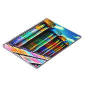 Psychedelische Steine Notizblock (Linke Seite)