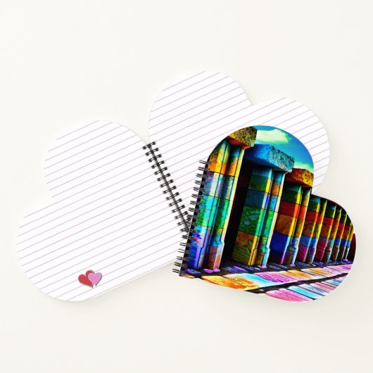 Psychedelische Steine Notizblock (Innenseite)