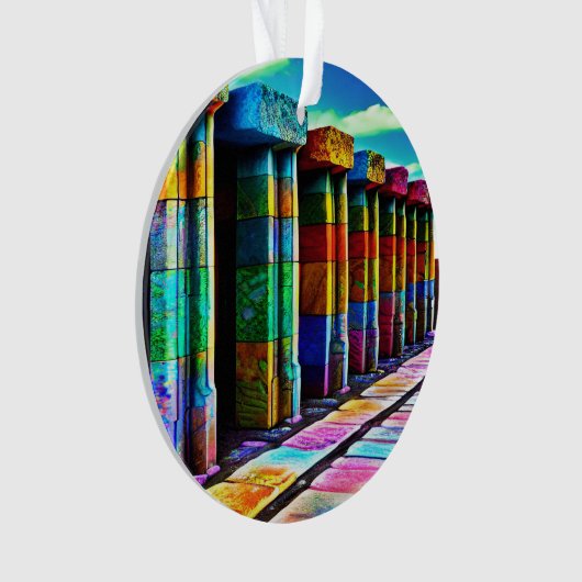 Psychedelische Steine Ornament (Vorderseite)