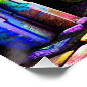 Psychedelische Steine Poster (Ecke)