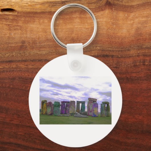 Psychedelische Steine Schlüsselanhänger (Vorderseite)