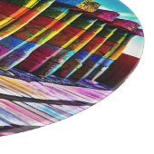 Psychedelische Steine Schneidebrett (Ecke)