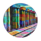 Psychedelische Steine Schneidebrett (Vorderseite)