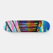 Psychedelische Steine Skateboard (Horizontal)