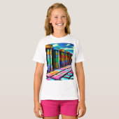 Psychedelische Steine T-Shirt (Vorne ganz)