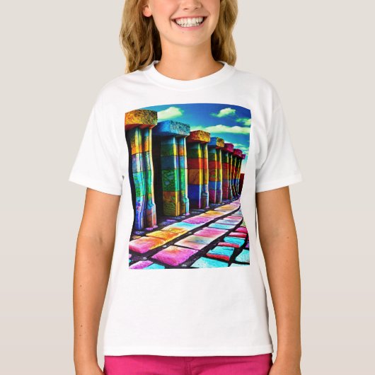 Psychedelische Steine T-Shirt (Vorderseite)