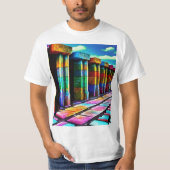 Psychedelische Steine T-Shirt (Vorderseite)
