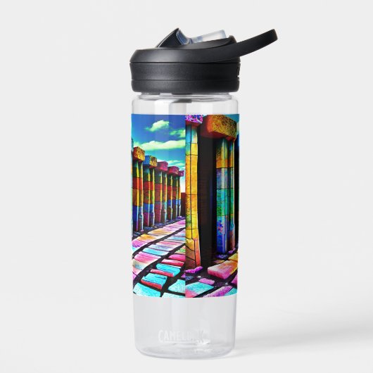 Psychedelische Steine Trinkflasche (Links)