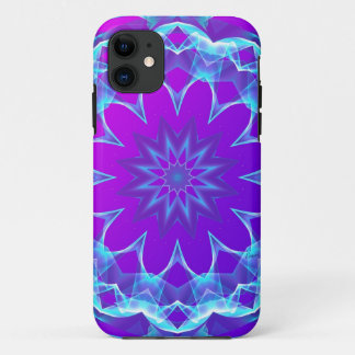 Psychedelische Sterne, abstraktes violettes lila Case-Mate iPhone Hülle