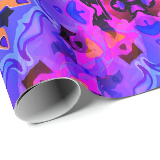 Psychedelische Sterne... Geschenkpapier (Rolleneckpunkt)