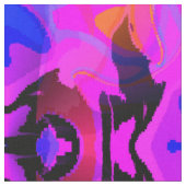 Psychedelische Sterne.... Stoff (Nahaufnahme)