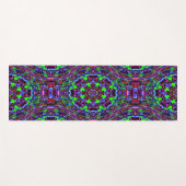 Psychedelische Sterne.... Yogamatte (Vorderseite (Horizontal))