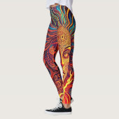 Psychedelische Sun Goddess Leggings (Links)