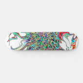 Psychedelische Supernova vom Weltraum Skateboard (Horizontal)