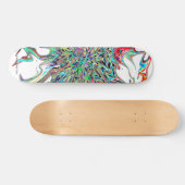 Psychedelische Supernova vom Weltraum Skateboard (Horizontal)