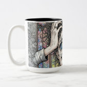 Psychedelische Surreal Art Tasse - emotionales Ges (Links)