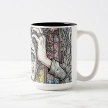 Psychedelische Surreal Art Tasse - emotionales Ges