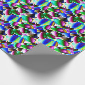 Psychedelische Süßigkeit Geschenkpapier (Ecke)