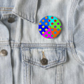 Psychedelische Süßigkeits-Sterne Button (Beispiel)